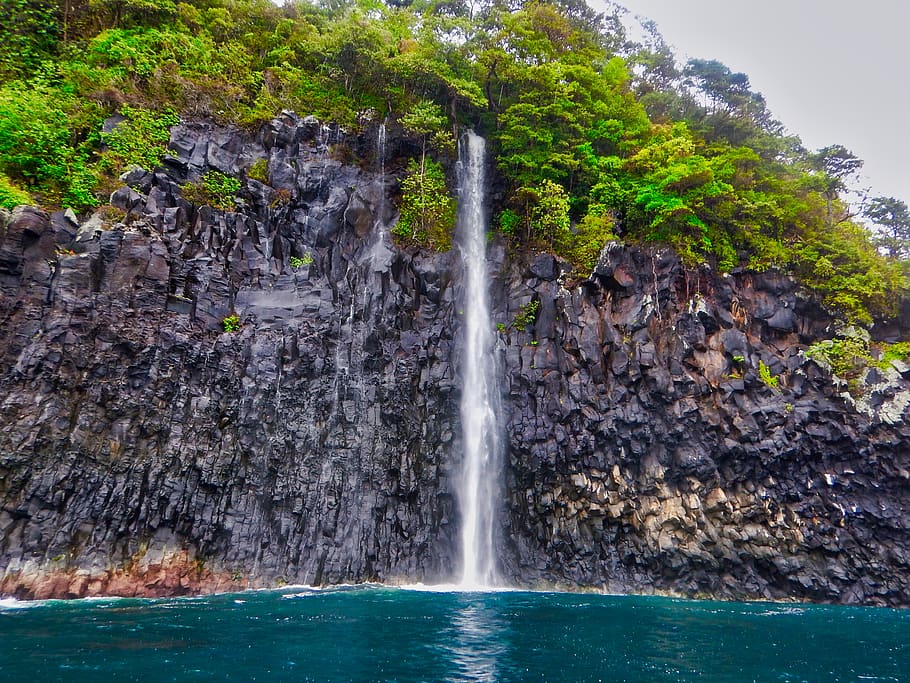 Photo of a Waterfall, beautiful, environment, flow, geology, nature HD wallpaper