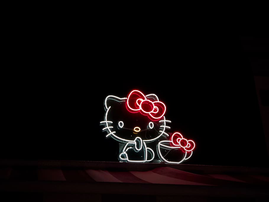 Neon Hello Kitty Wallpapers  Wallpaper Cave