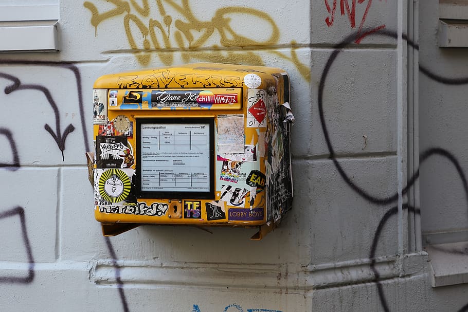 mailbox, letter boxes, vandalism, communication, technology