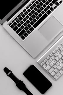 MacBook Air, computer, keyboard, laptop, electronics, pc, computer keyboard HD wallpaper