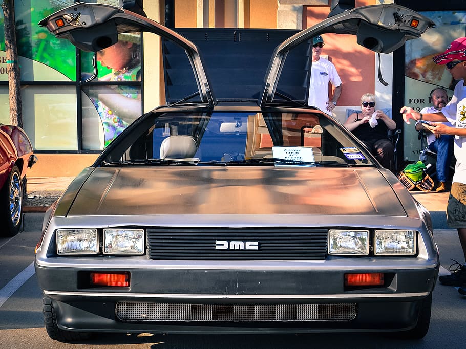 car, future, delorean, dmc, backtothefuture, transportation HD wallpaper