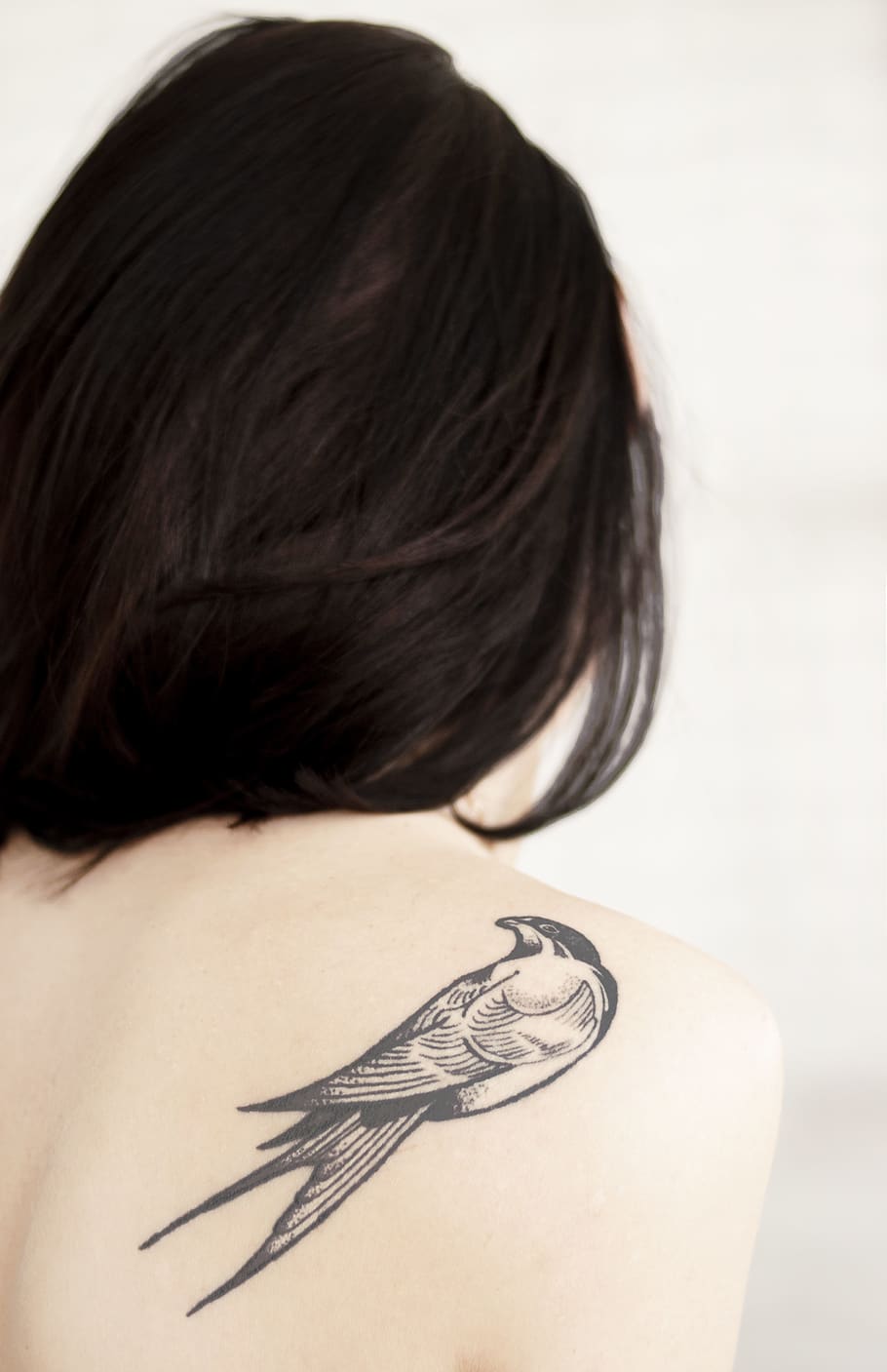 Free Black And White Bird Tattoo, Download Free Black And White Bird Tattoo  png images, Free ClipArts on Clipart Library