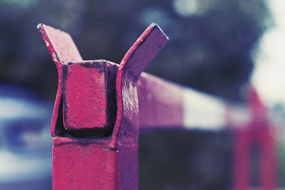 gates, close-up, focus on foreground, no people, day, selective focus HD wallpaper