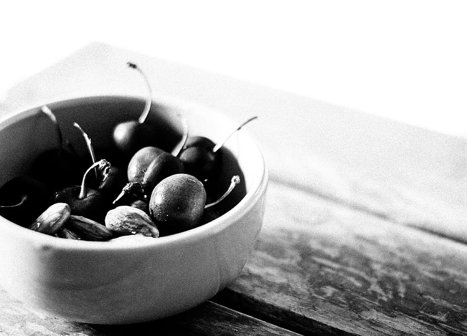 cherries, cerises, bowl, food, food and drink, still life, healthy eating HD wallpaper