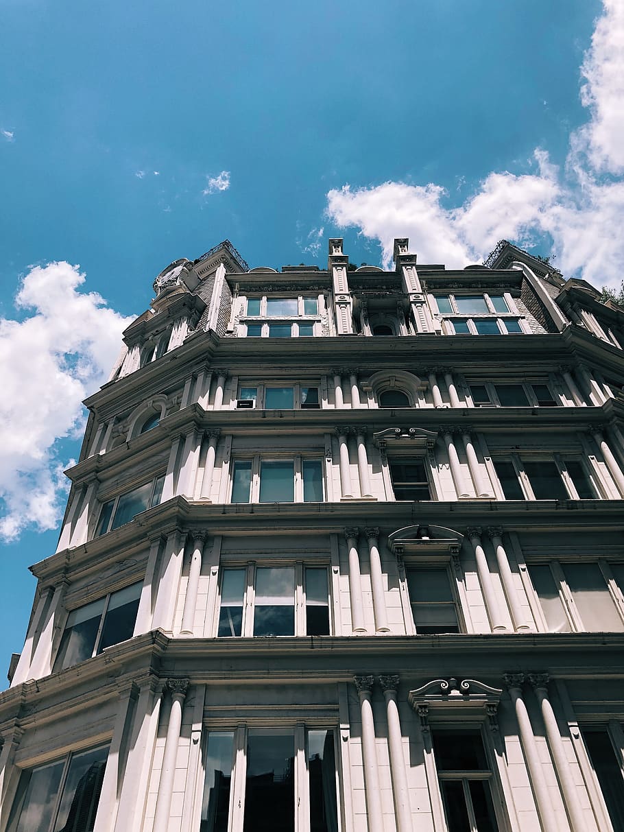 new york, architecture, low angle view, built structure, sky HD wallpaper