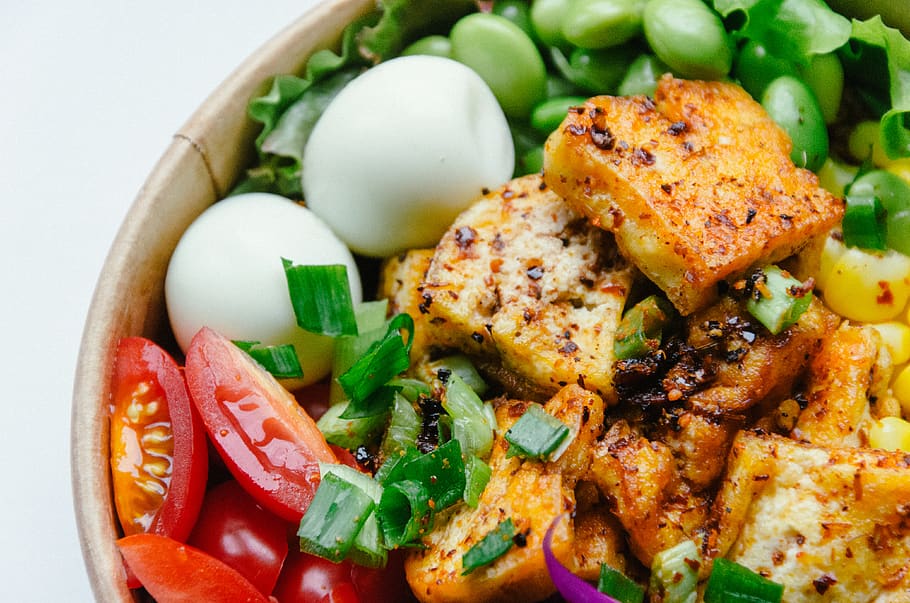 two boiled eggs, food and drink, healthy eating, vegetable, fruit HD wallpaper