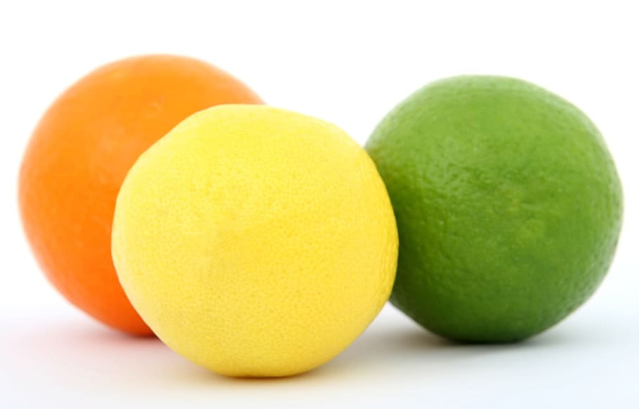 fruit, nature, fresh, orange, lime, lemon, green color, orange color HD wallpaper