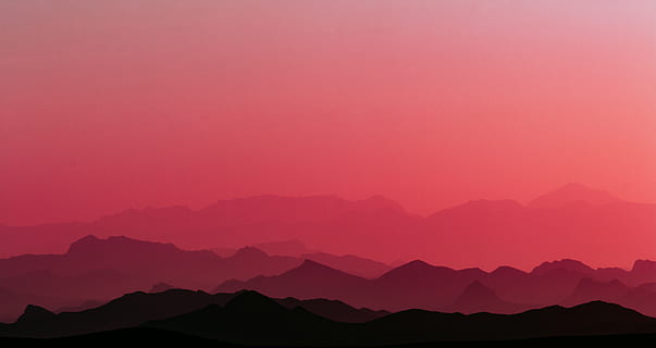 mountain, nature, mountain range, outdoors, peak, iran, sunset HD wallpaper
