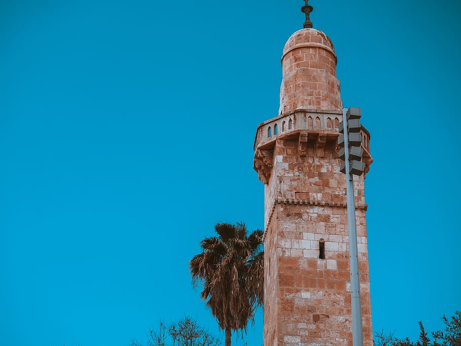 tower, architecture, israel, building exterior, blue, built structure HD wallpaper