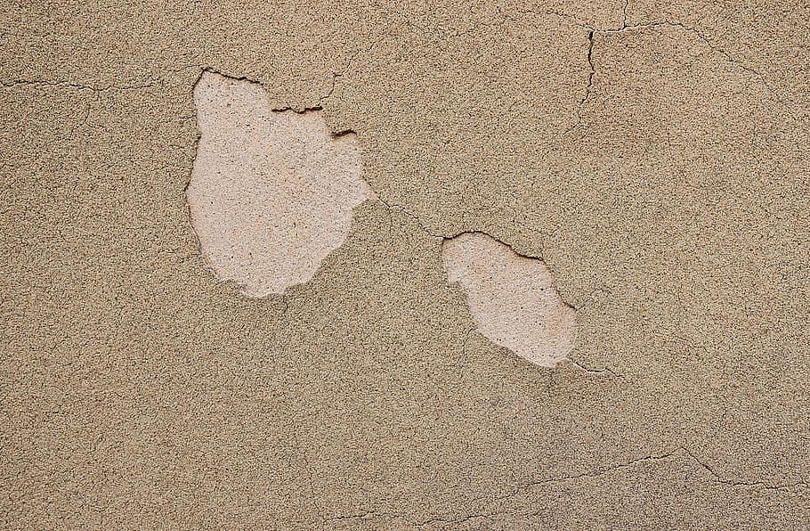 cracked concrete surface, rug, footprint, nature, sand, outdoors HD wallpaper