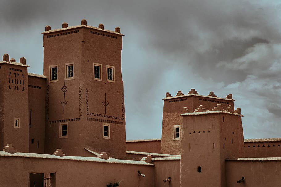 brown concrete castle, architecture, built structure, building exterior HD wallpaper
