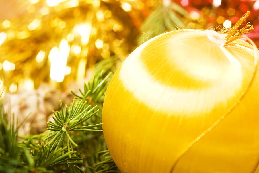 background, ball, bauble, celebration, christmas, color, decor HD wallpaper
