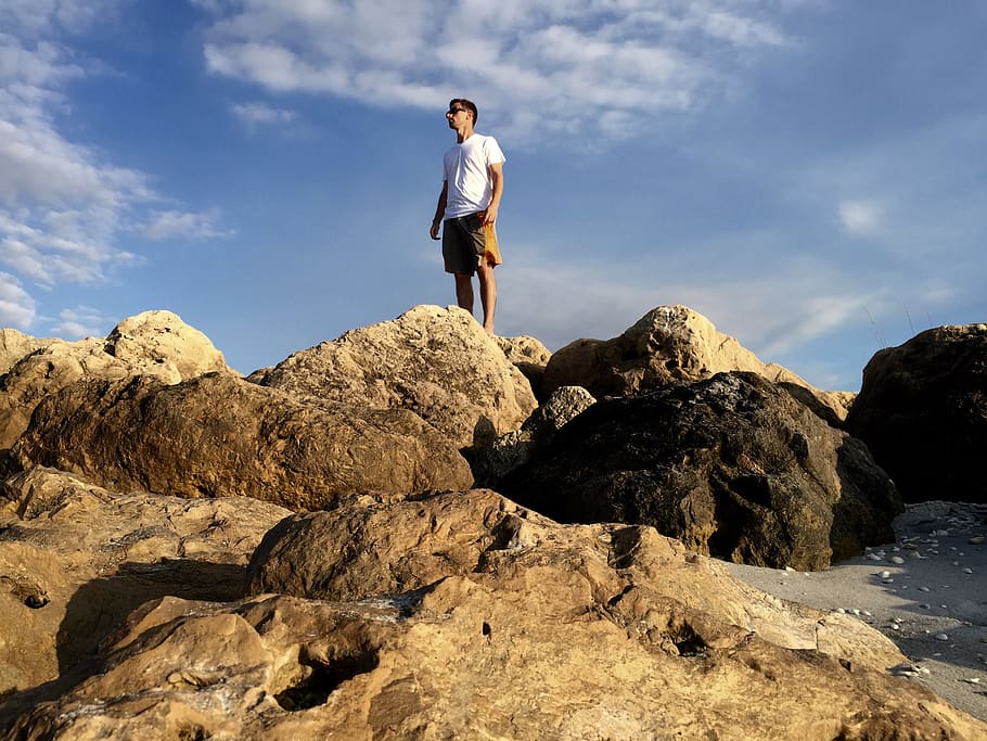 background, florida, shoreline, rock, landscape, portrait, island HD wallpaper