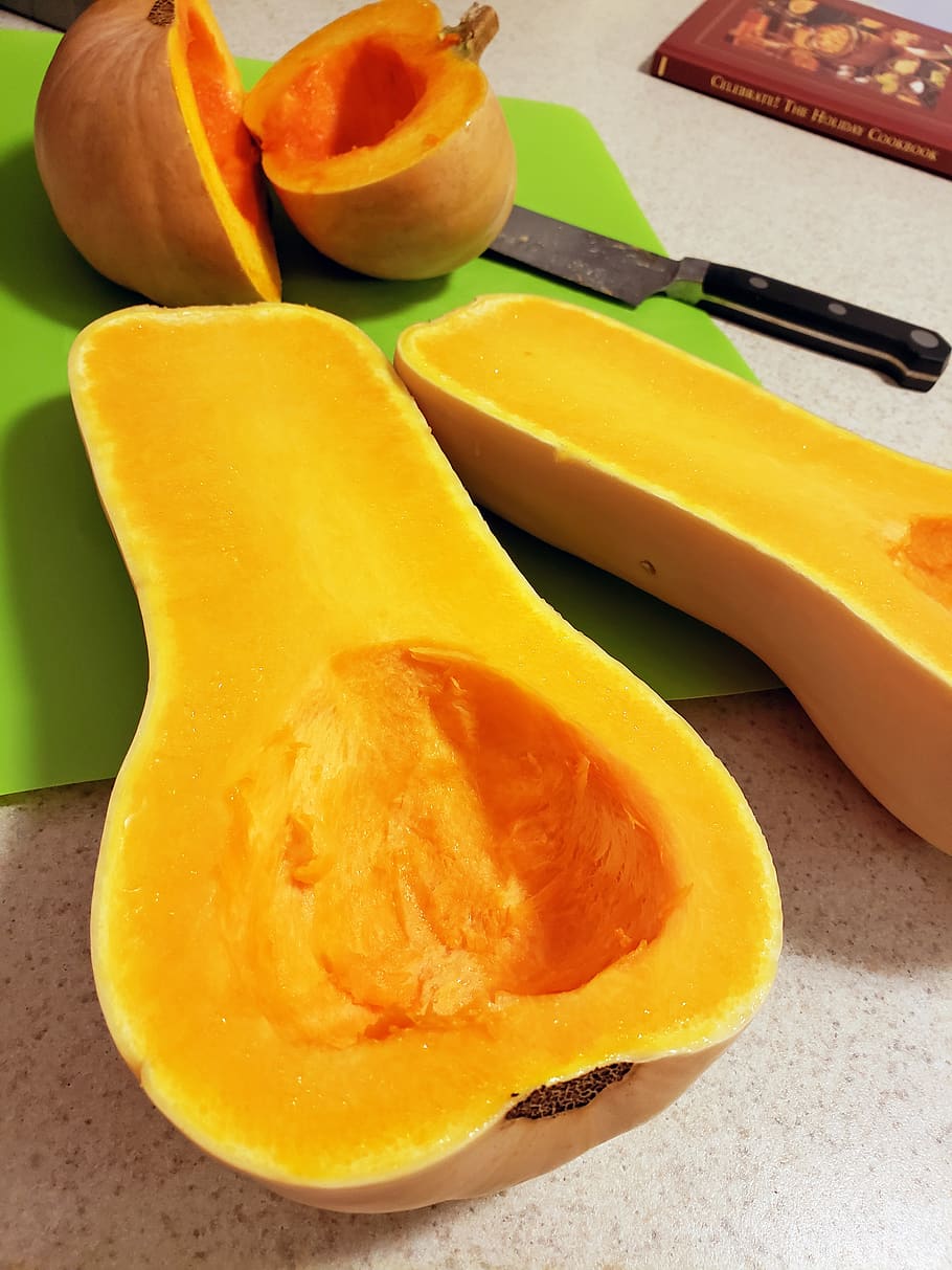 butternut, squash, food, vegetable, butter kin, autumn, new england HD wallpaper