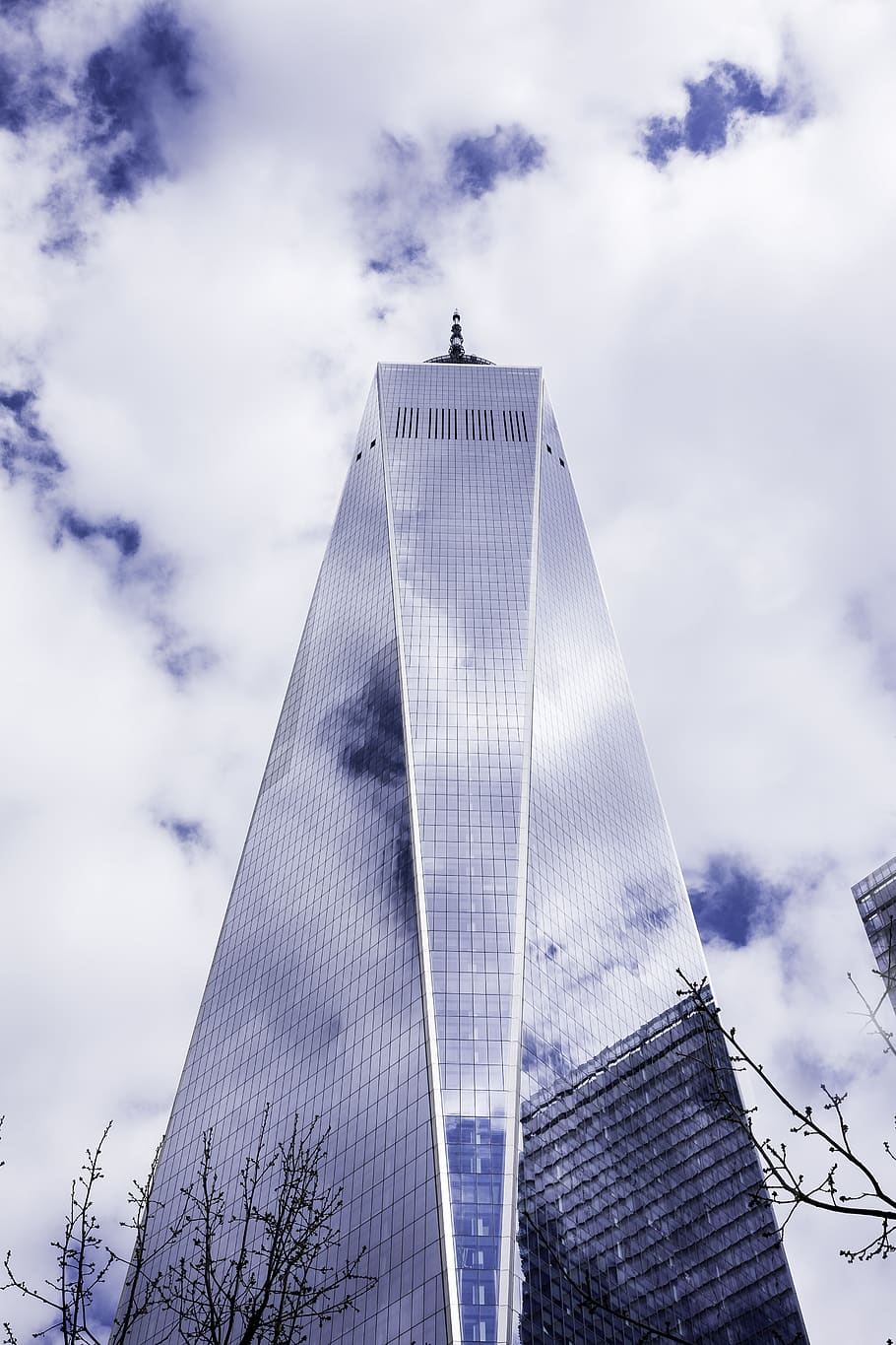 new york, united states, one world trade center, buliding, one world observatory, HD wallpaper