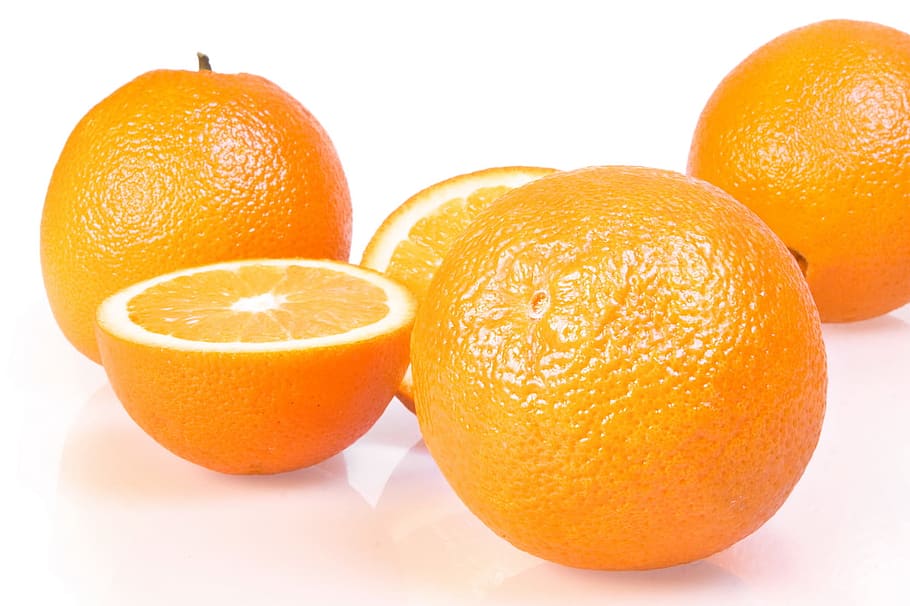 fruit, isolated, heap, ripe, diet, organic, yellow, studio HD wallpaper