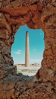 brown rock formation, architecture, building, ruins, brick, wall HD wallpaper