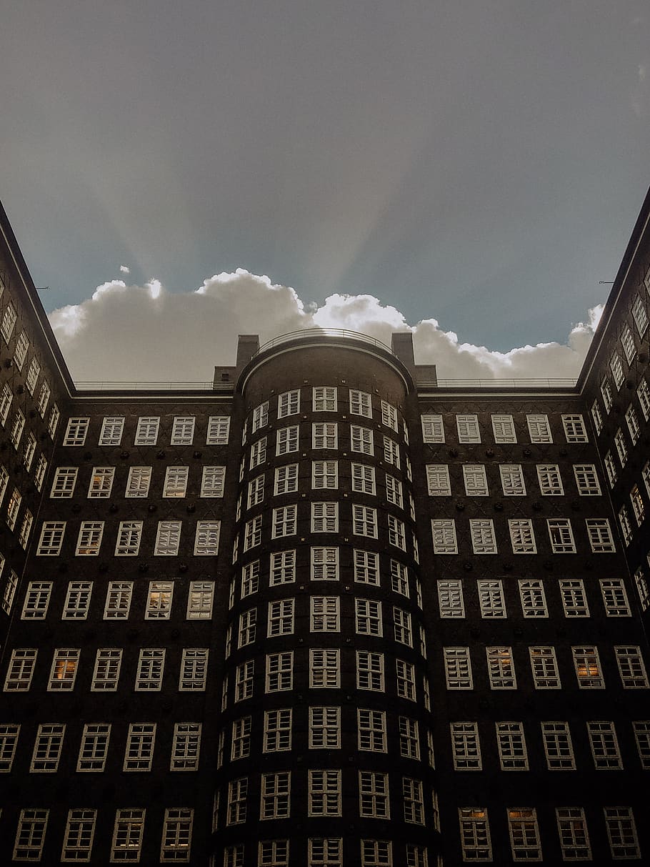 office building, architecture, tower, window, housing, condo HD wallpaper