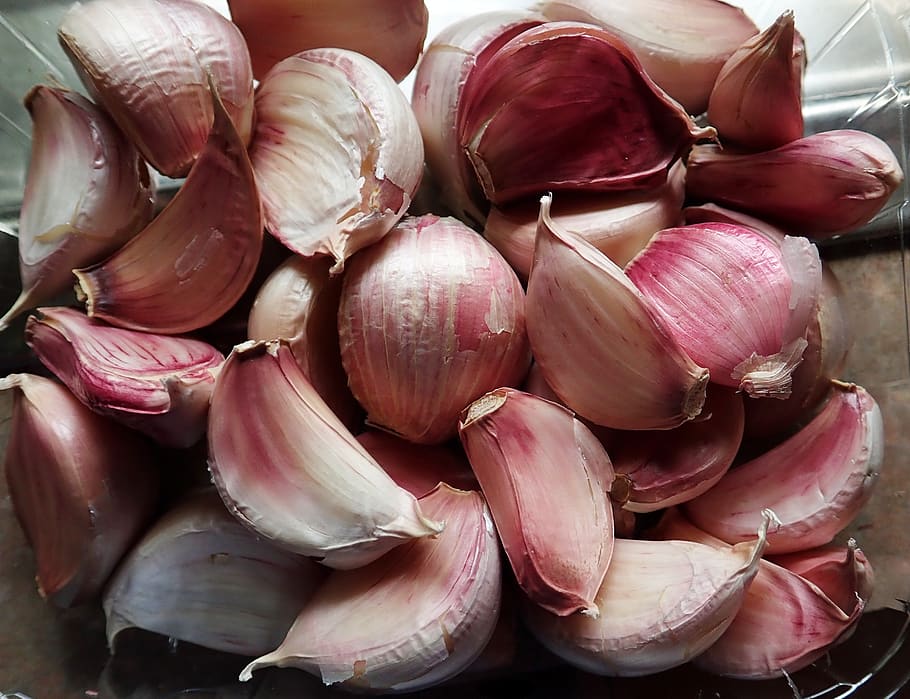 garlic, vegetables, fresh, organic, cooking, food, freshness HD wallpaper