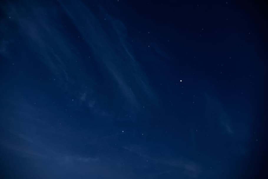 nature, sky, clouds, night, constellations, stars, blue, white HD wallpaper
