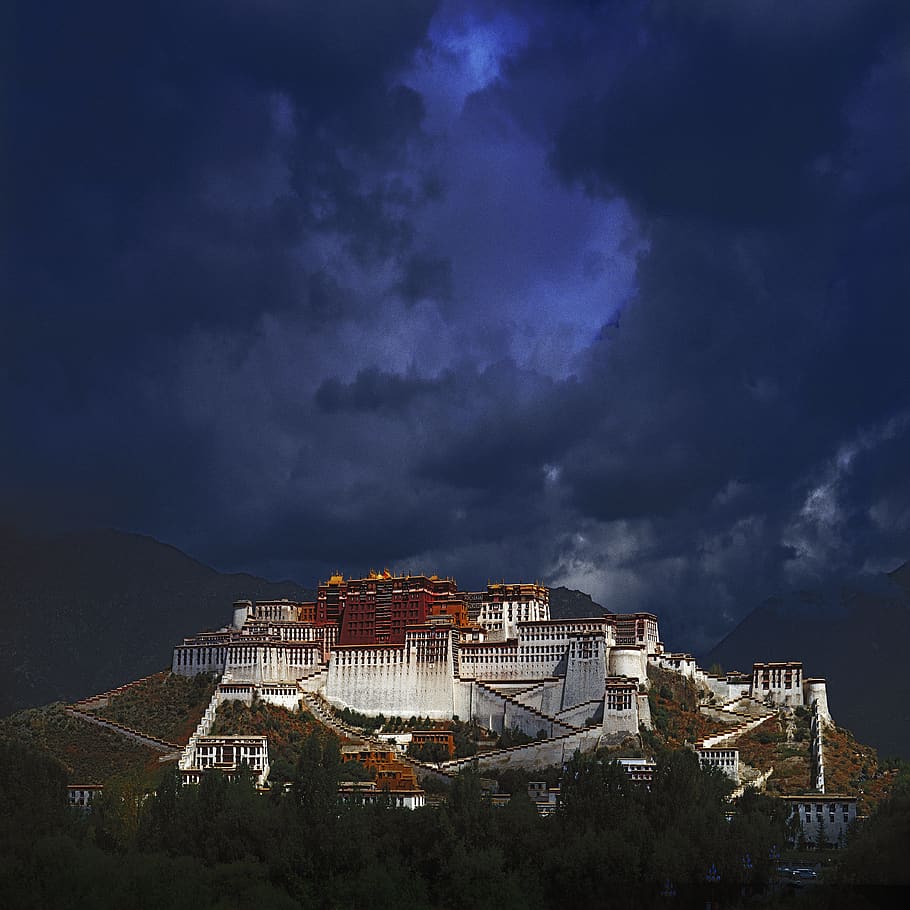 china, lhasa, architecture, building exterior, built structure HD wallpaper