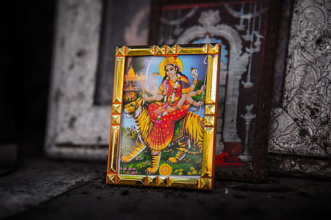 HD wallpaper: Durga photo on black surface, spirituality, religion,  representation | Wallpaper Flare