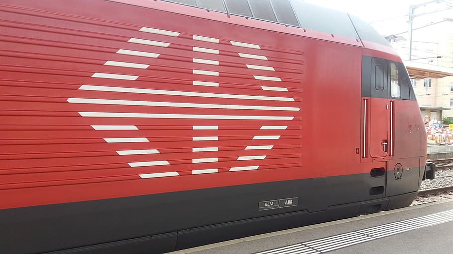 switzerland, bern, rail transportation, red, train, public transportation HD wallpaper