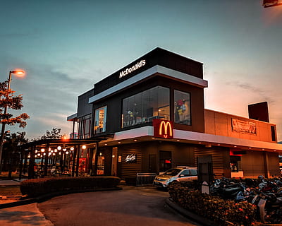 McDonalds store, built structure, architecture, building exterior HD wallpaper