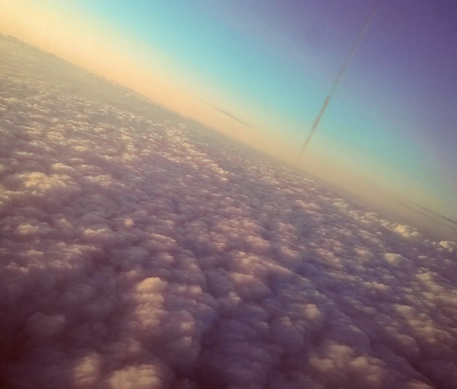 clouds, sky, skyscape, heaven, cloud - sky, aerial view, scenics - nature HD wallpaper