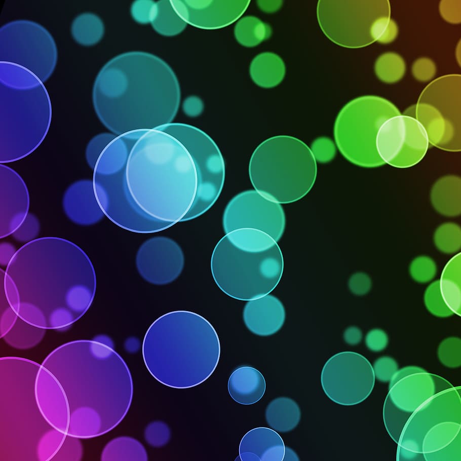 con2011, abstract, background, beautiful, bright, bubbles, circles HD wallpaper