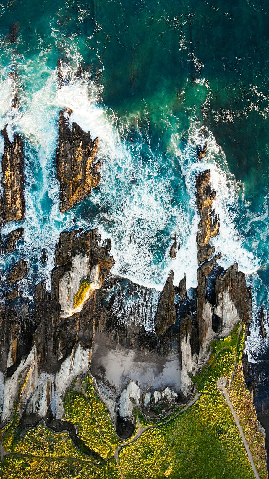 water, rock, rock - object, solid, beauty in nature, day, rock formation HD wallpaper