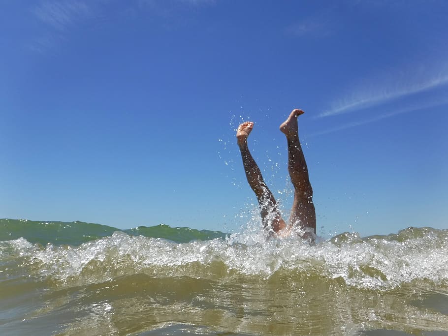 spain, mazagón, underwater, splash, splashing, summer, legs HD wallpaper