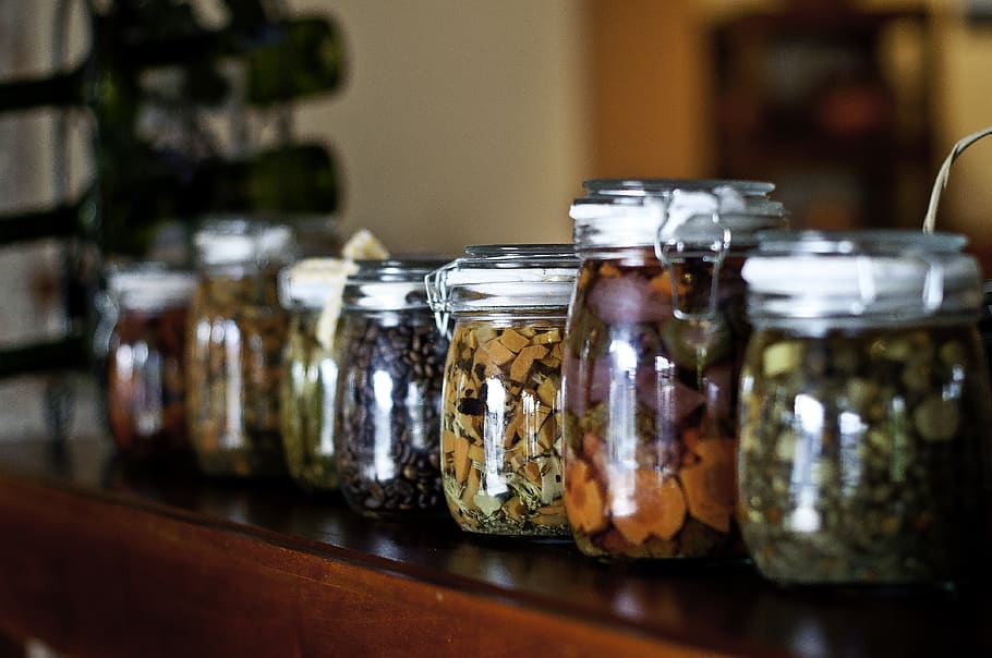 preserves, jar, indoors, container, food and drink, selective focus HD wallpaper