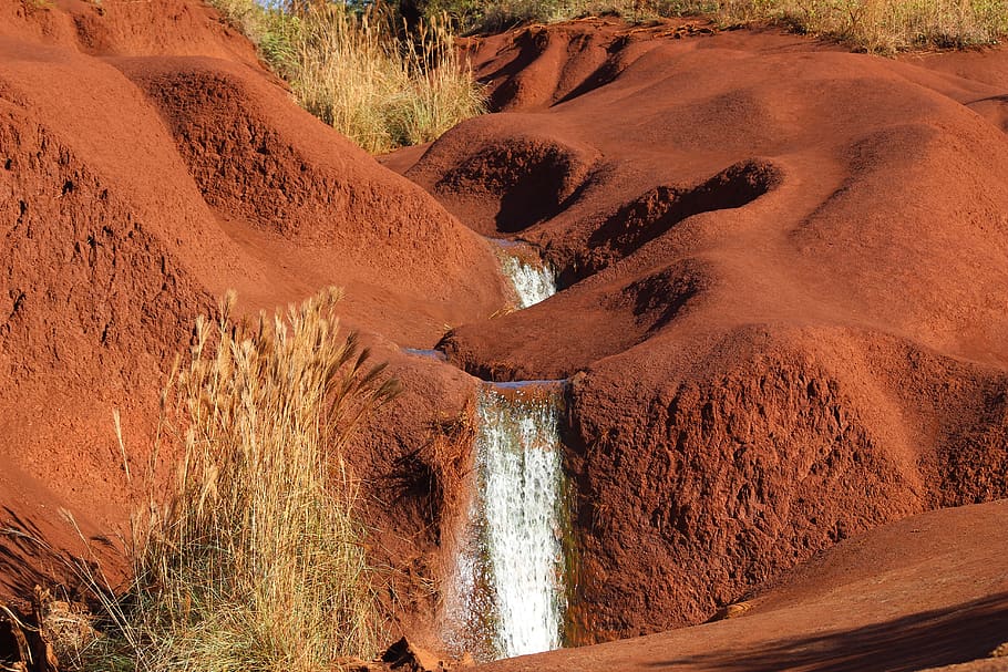 nature, outdoors, mountain, soil, mesa, water, river, ground HD wallpaper