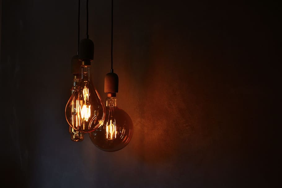 Glass Light Bulb Incandescent Edison, Old Fashioned Light Fixtures
