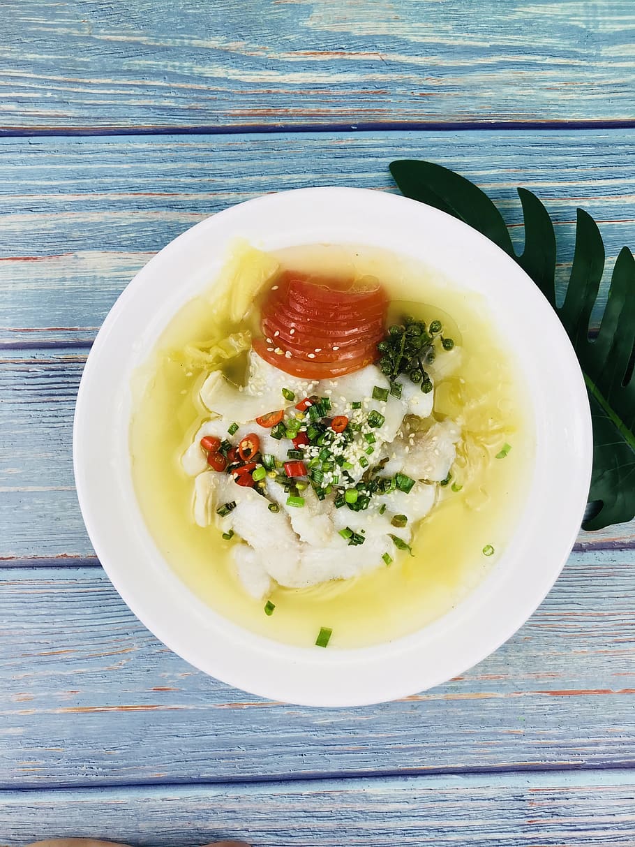 noodle, fish, soup, food and drink, table, freshness, healthy eating HD wallpaper
