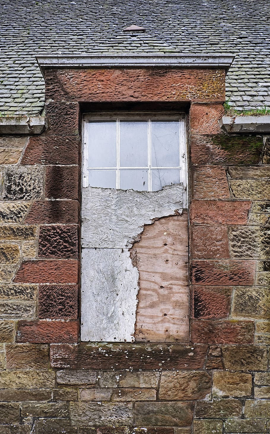 closed broken window, built structure, architecture, building exterior HD wallpaper