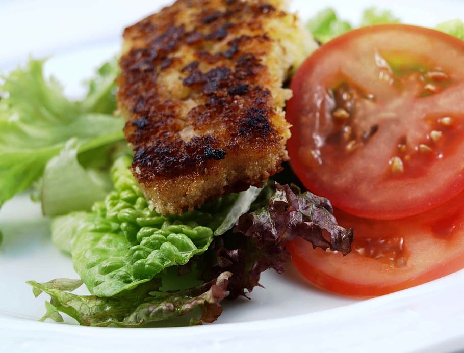 pollock fillet, fried saithe, fried fish, food, food and drink HD wallpaper