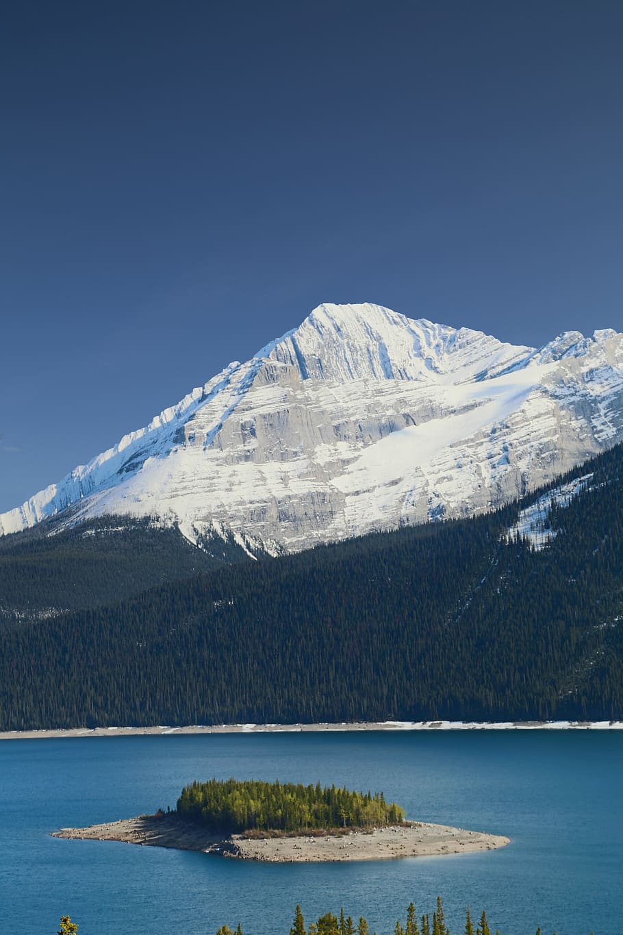 peak, island, landscape, explore, get outside, canada, lake HD wallpaper