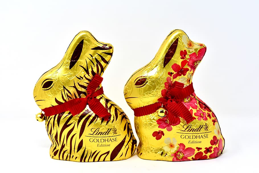 easter bunny, chocolate, delicious, lindt, sweetness, bell HD wallpaper
