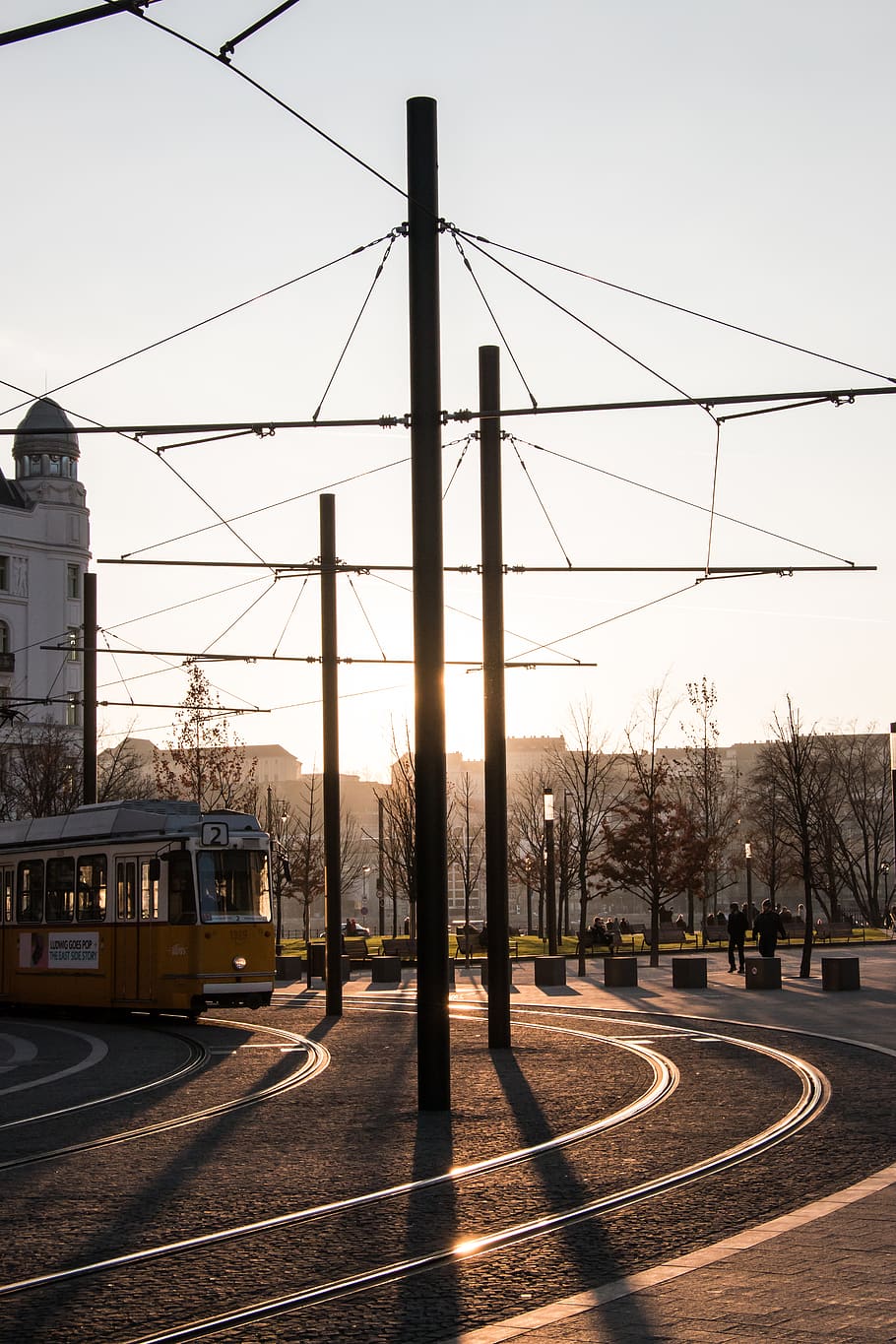 hungary, budapest, light, yellow, orange, city, golden hour HD wallpaper
