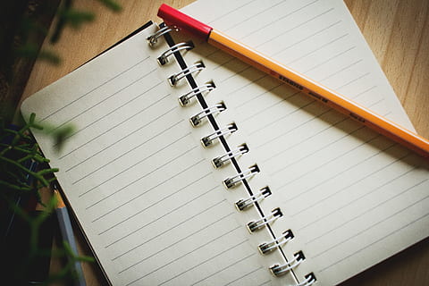 still, items, things, notebook, journal, pages, lines, pen HD wallpaper