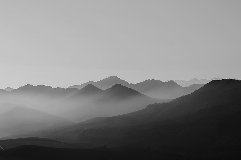 mountain, highland, cloud, sky, summit, ridge, landscape, nature HD wallpaper