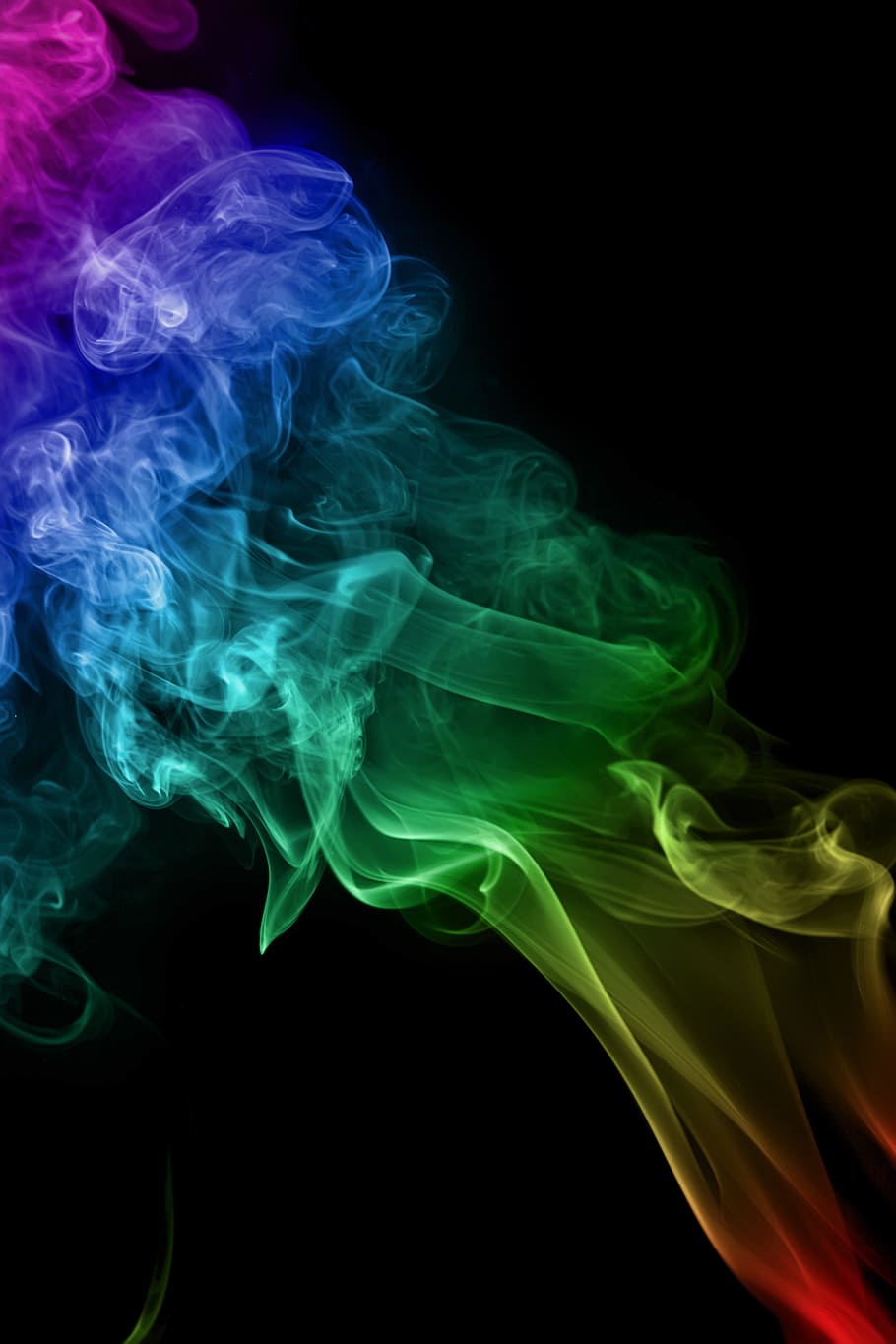 abstract, aroma, aromatherapy, background, color, smell, smoke HD wallpaper