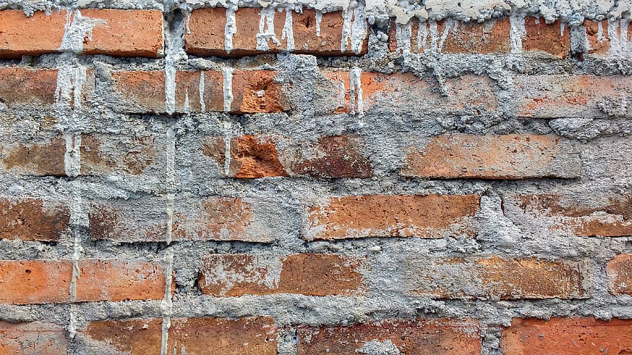 building, wall, brick, full frame, backgrounds, wall - building feature HD wallpaper