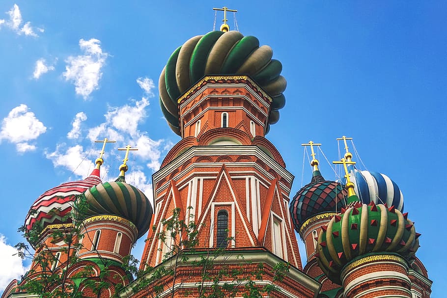 Moscow Building, architecture, sky, built structure, religion HD wallpaper