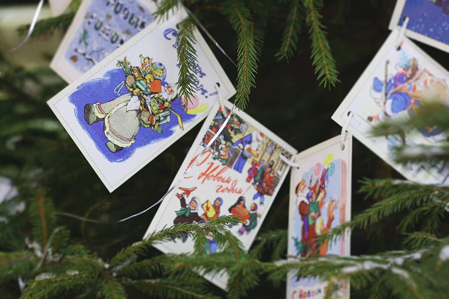 russia, moscow, tree, winter, postcards, happy, vsco, happy new year