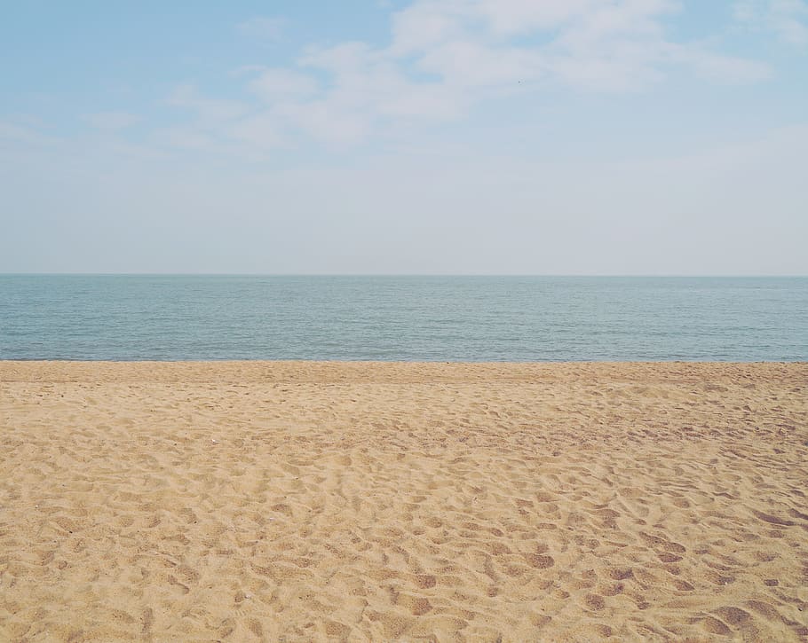 sand dunes at the beach, sea, nature, outdoors, shoreline, water HD wallpaper