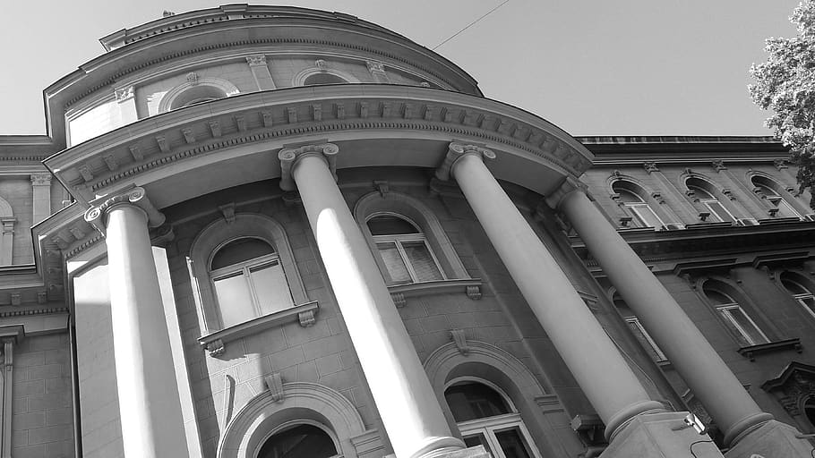 serbia, belgrade, architecture, built structure, low angle view HD wallpaper