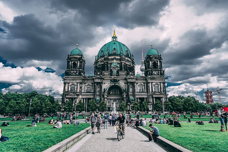 berlin, germany, city, architecture, europe, berliner dom, built structure HD wallpaper